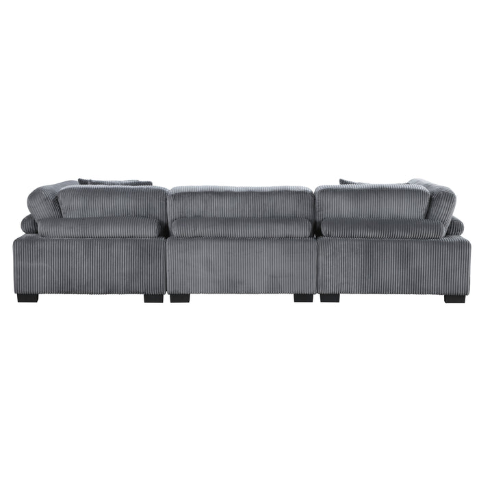 Traverse 3 PC Modular XL Sofa GREY