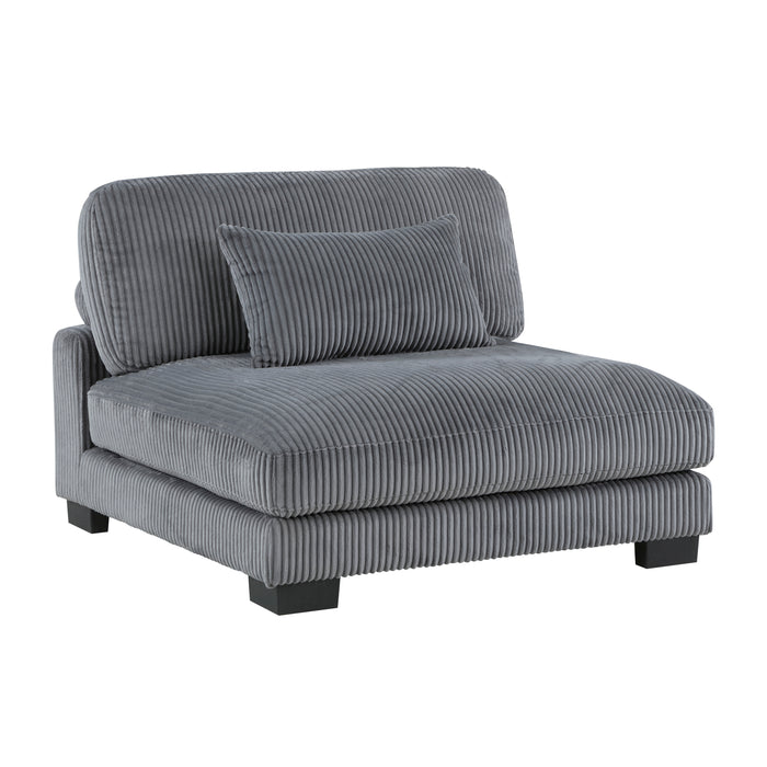 Traverse 4-Piece Modular Sectional W/ Ottoman GREY