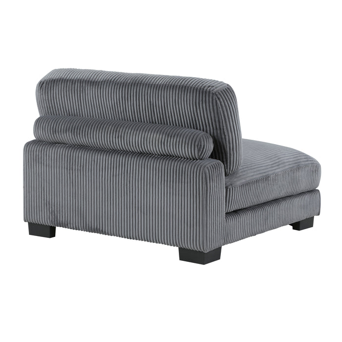 Traverse 4-Piece Modular Sectional W/ Ottoman GREY