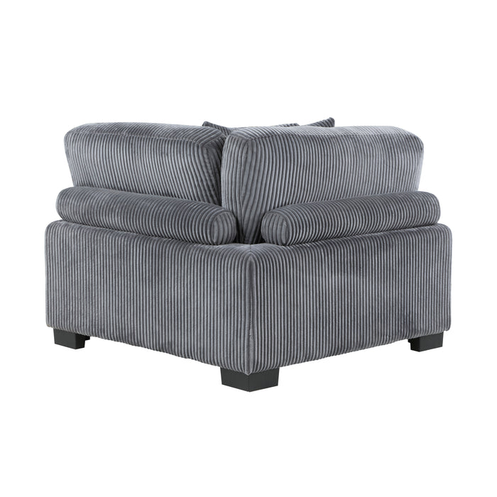 Traverse 4-Piece Modular Sectional W/ Ottoman GREY