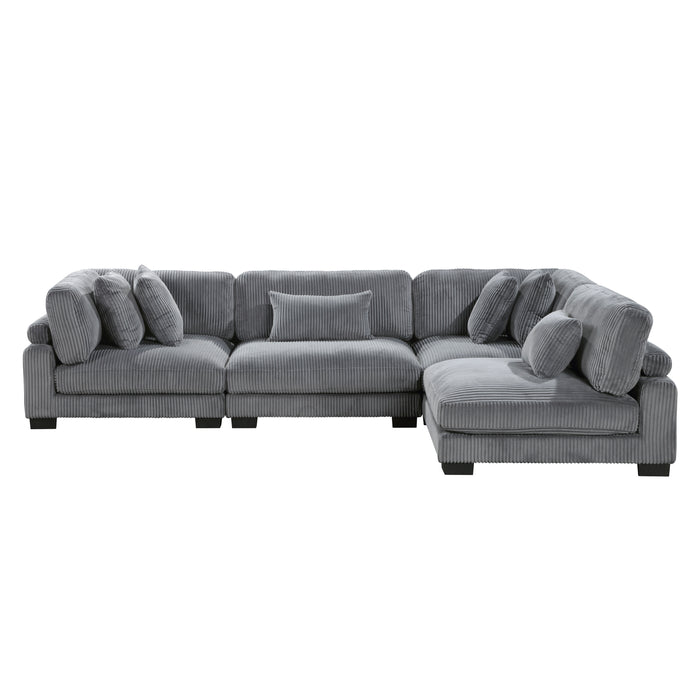 Traverse 4-Piece Modular Sectional GREY