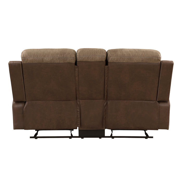 Glendale Recliner Loveseat BROWN