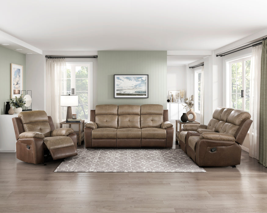 Glendale Recliner Loveseat BROWN