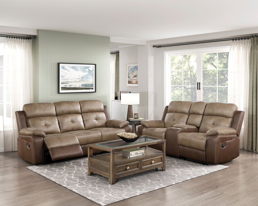 Glendale Recliner Loveseat BROWN