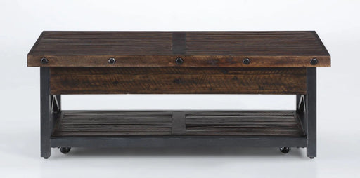 flexsteel-carpenter-rectangular-lift-top-cocktail-table-w-casters-in-rustic-brown-6722-0311