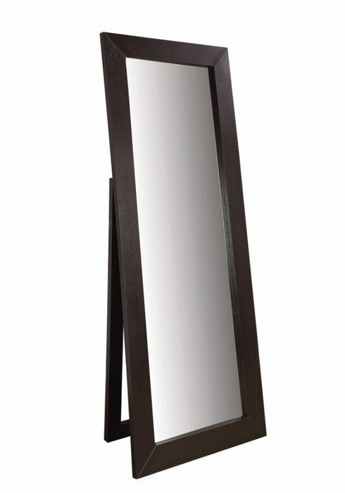 Toga Rectangular Floor Mirror Cappuccino