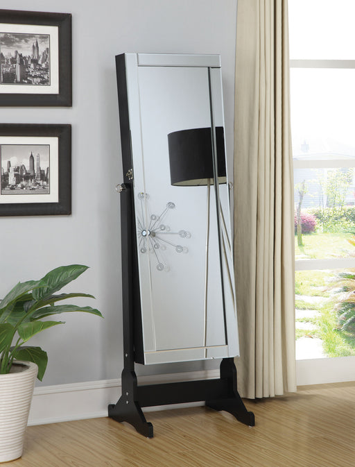 transitional-black-cheval-mirror-and-jewelry-armoire