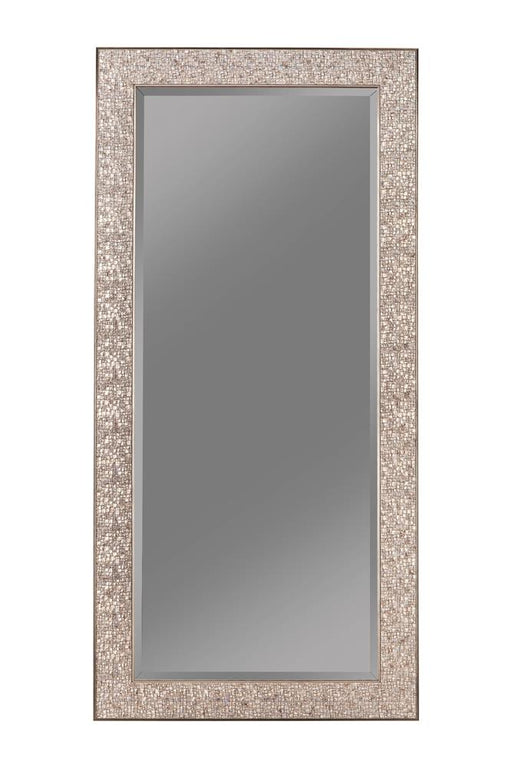 transitional-silver-mosaic-rectangular-mirror