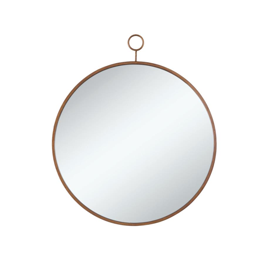 Eulaina Round Mirror Gold