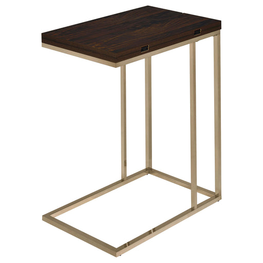 g902932-contemporary-chocolate-chrome-and-chestnut-snack-table