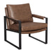 rosalind-upholstered-accent-chair-with-removable-cushion-umber-brown-and-gunmetal