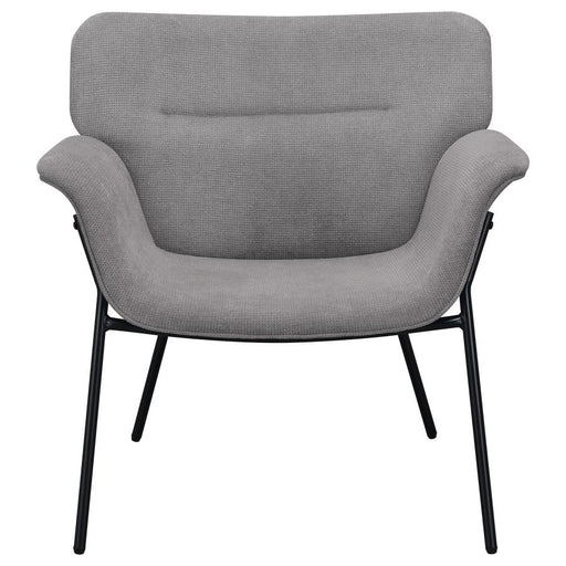 davina-upholstered-flared-arms-accent-chair-ash-grey