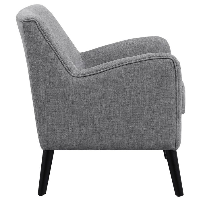 Charlie Upholstered Accent Chair with Reversible Seat Cushion