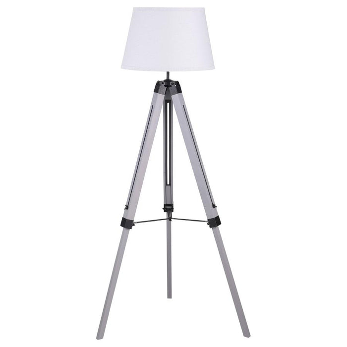 Floor Lamp Black Silver