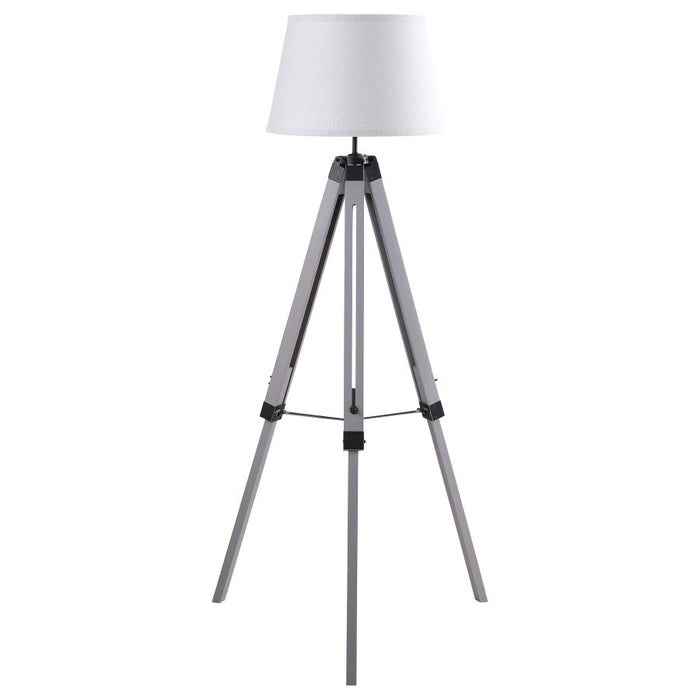 Floor Lamp Black Silver