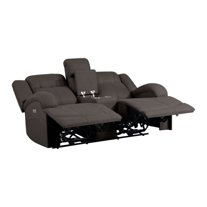 Camryn Power Recliner Loveseat CHOCOLATE