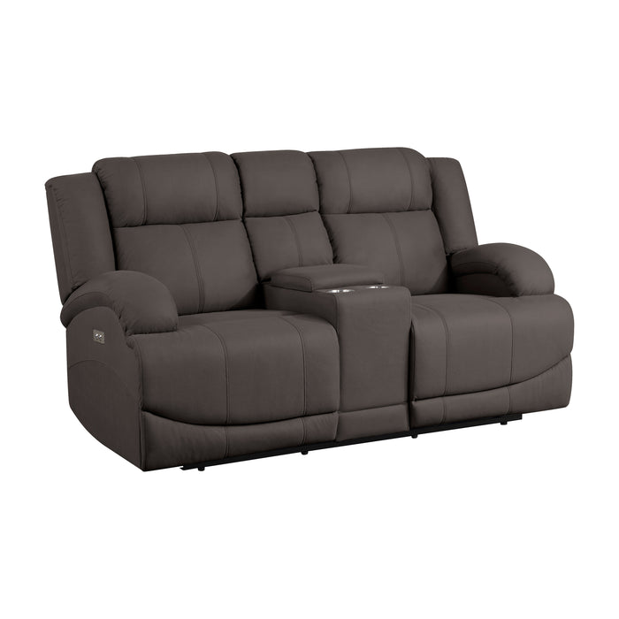 Camryn Power Recliner Loveseat CHOCOLATE