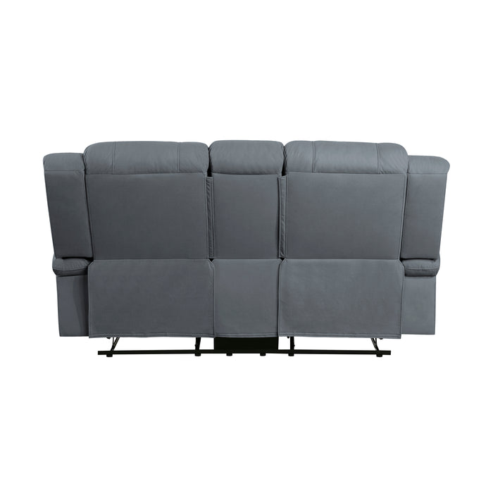 Camryn Recliner Loveseat GRAPHITE BLUE