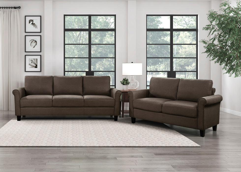 Kenmare Loveseat CHOCOLATE