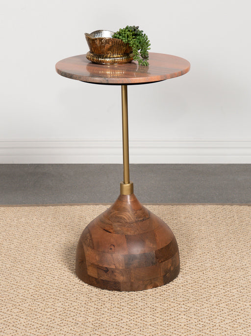 colima-round-wood-top-side-table-peach