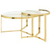 delia-2-piece-round-glass-top-nesting-coffee-table-clear-and-chrome