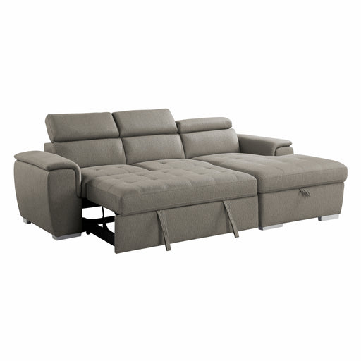 berel-2-pcs-sectional-w-adj-headrests-pull-out-bed-right-chaise-w-hidden-storage-brown