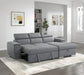 berel-2-pcs-sectional-w-adj-headrests-pull-out-bed-right-chaise-w-hidden-storage-grey