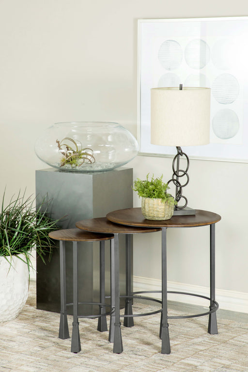 deja-3-piece-round-nesting-table-natural-and-gunmetal-1