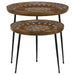 nuala-2-piece-round-nesting-table-with-tripod-tapered-legs-honey-and-black