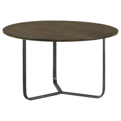 yaritza-round-accent-table-with-triangle-wire-base-natural-and-gunmetal