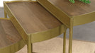 tristen-3-piece-demilune-nesting-table-with-recessed-top-brown-and-gold
