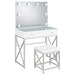 white-chrome-vanity-set