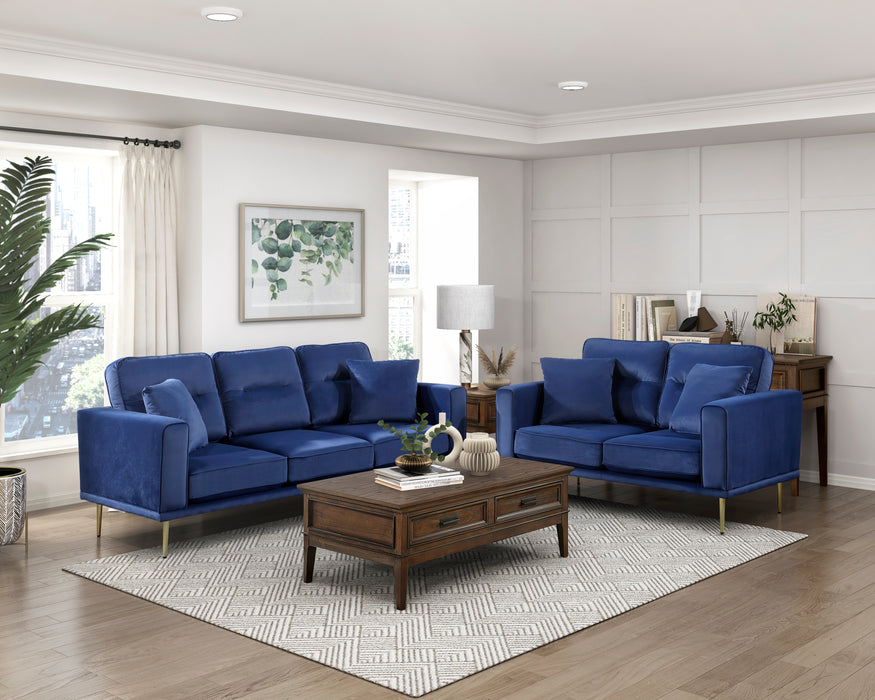 # Violetta Sofa BLUE VELVET