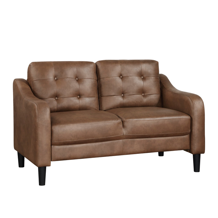 Mallory Loveseat BROWN