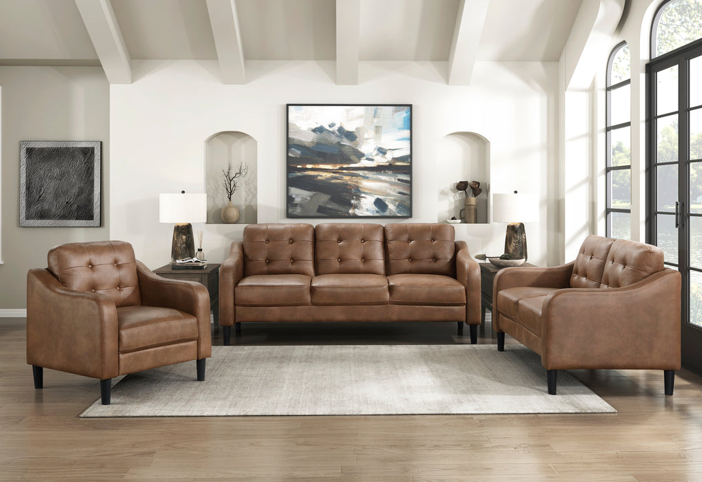 Mallory Loveseat BROWN