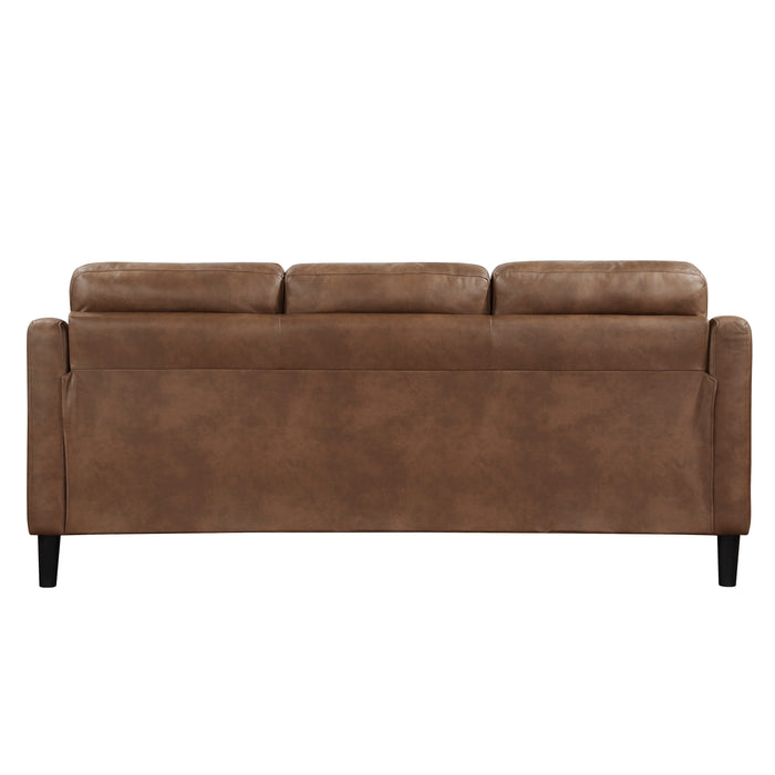 Mallory Sofa BROWN MICROFIBER