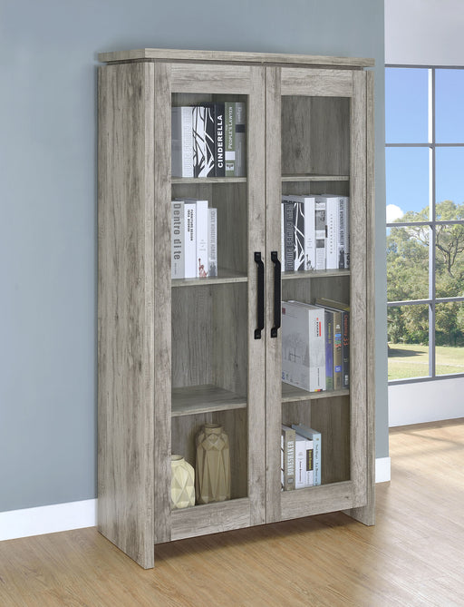 rustic-grey-curio-cabinet