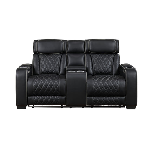 fairway-power-double-reclining-love-seat-with-center-console-power-headrests-storage-armstop-and-side-cup-holders-charging-ports-and-led-lighting