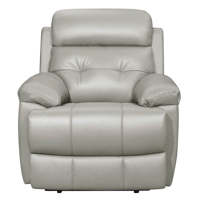 Lambent Double Reclining Chair in Silver Gray