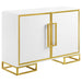 elsa-2-door-accent-cabinet-with-adjustable-shelves-white-and-gold
