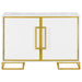 elsa-2-door-accent-cabinet-with-adjustable-shelves-white-and-gold