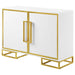 elsa-2-door-accent-cabinet-with-adjustable-shelves-white-and-gold