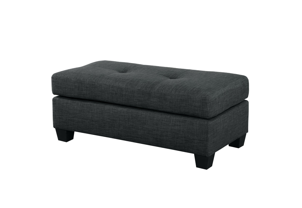 Phelps Ottoman DARK GREY