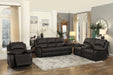 clarkdale-recliner-loveseat-dark-brown-vinyl