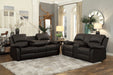 clarkdale-recliner-loveseat-dark-brown-vinyl