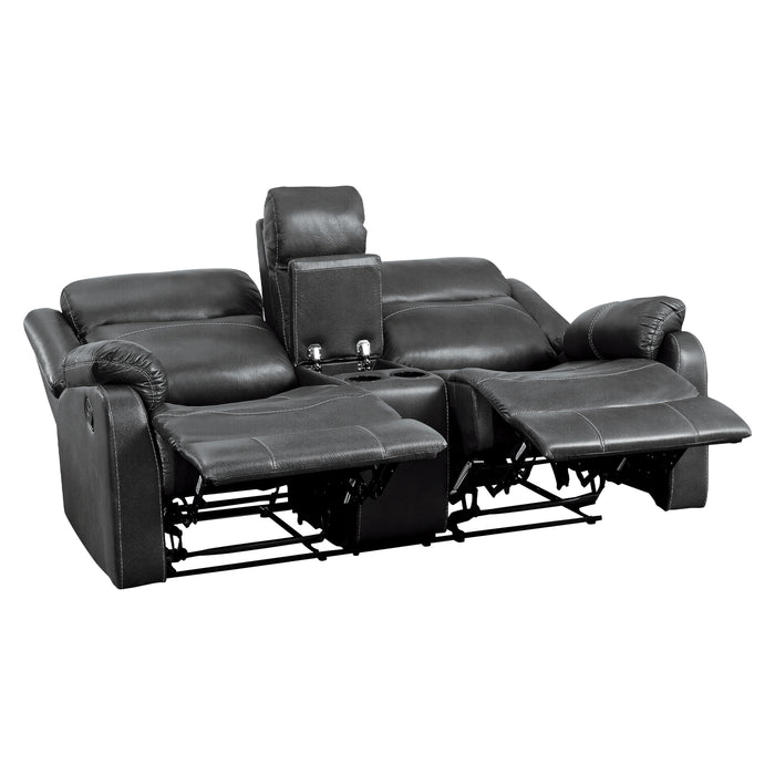 Yerba Recliner Loveseat DARK GREY