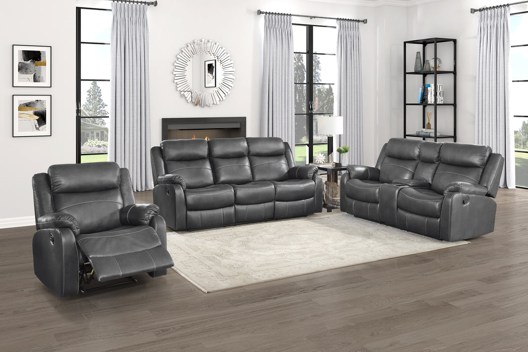 Yerba Recliner Loveseat DARK GREY