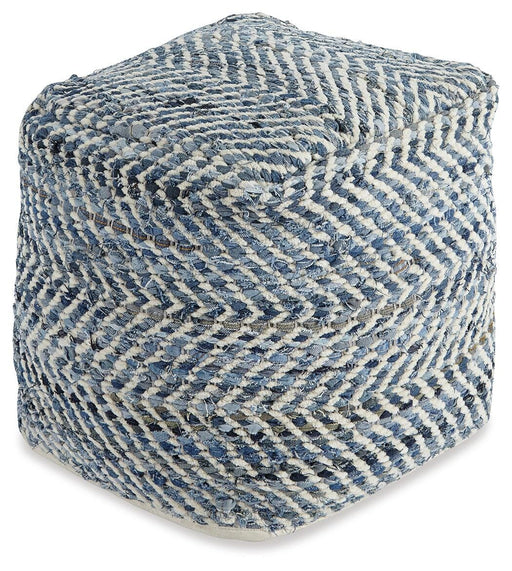chevron-pouf