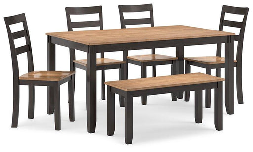 gesthaven-dining-table-with-4-chairs-and-bench-set-of-6