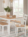 gesthaven-dining-table-with-4-chairs-and-bench-set-of-6